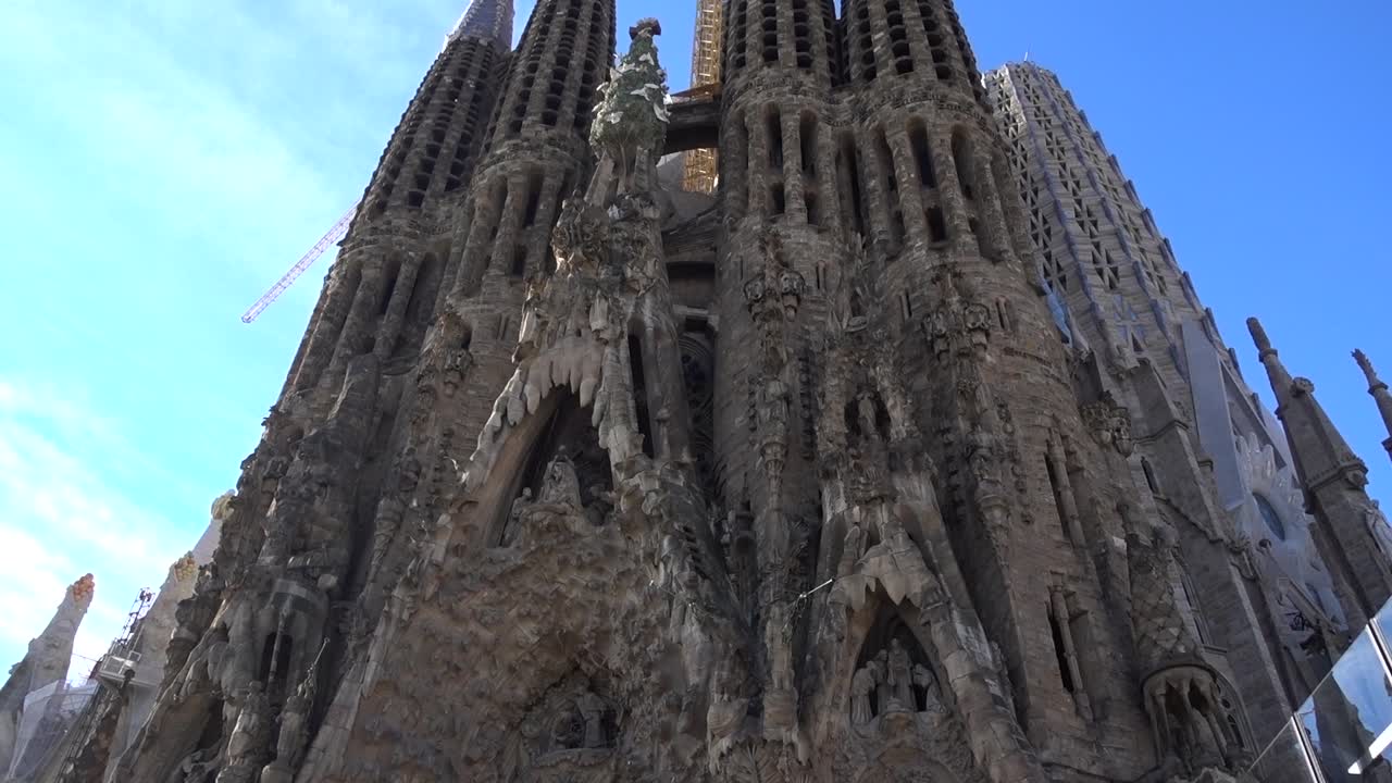 Sagrada Familia Cathedral Gaudi Architecture. Barcelona, Spain