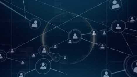 network of connections and data processing