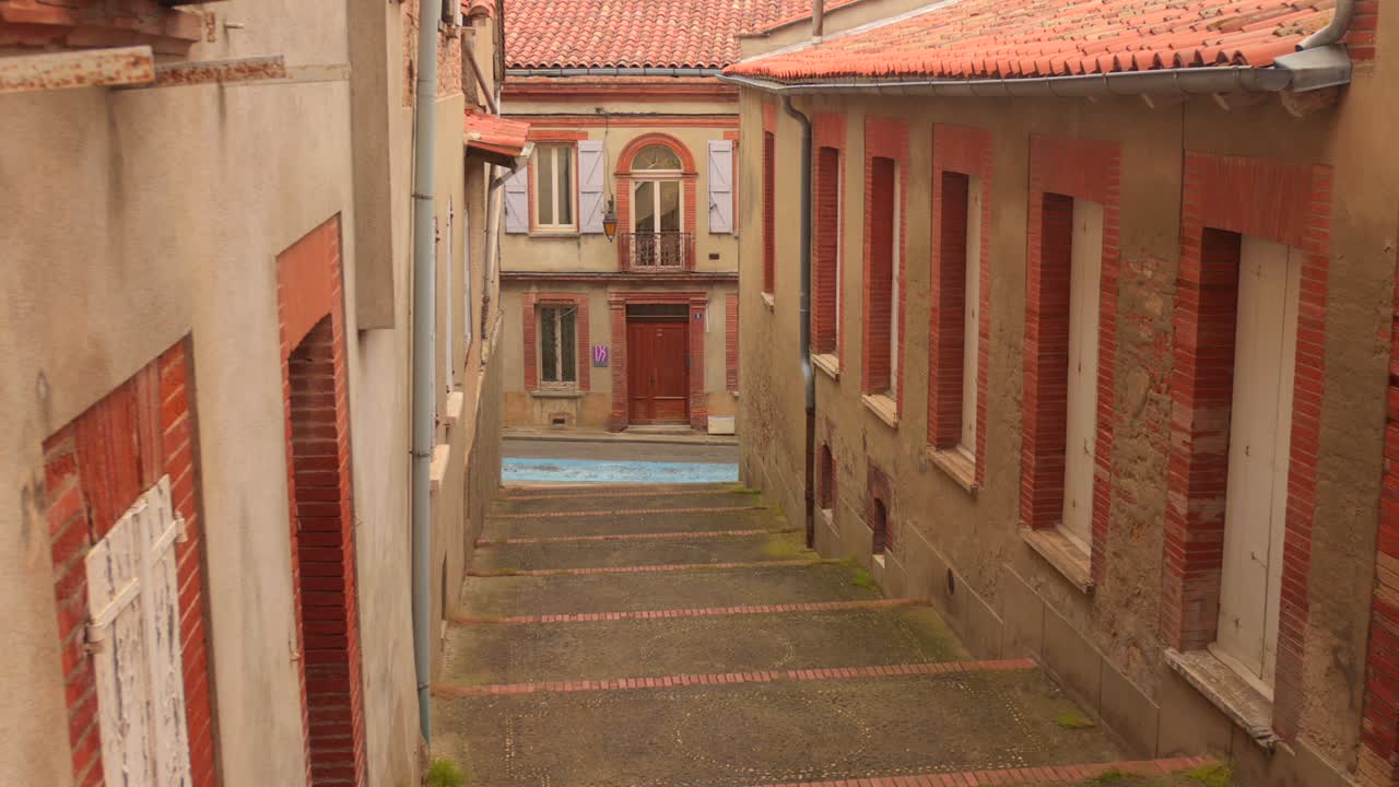 Scena di un vecchio vicolo
