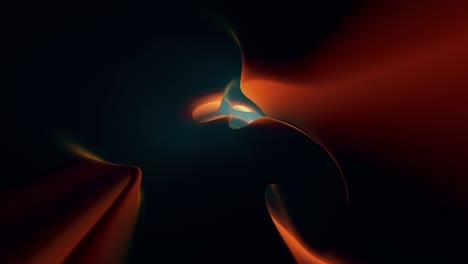 animación dinámica de ciencia ficción abstracta de un túnel en 3d, fondo en 4k