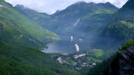 Geiranger-fjord,-Norway.