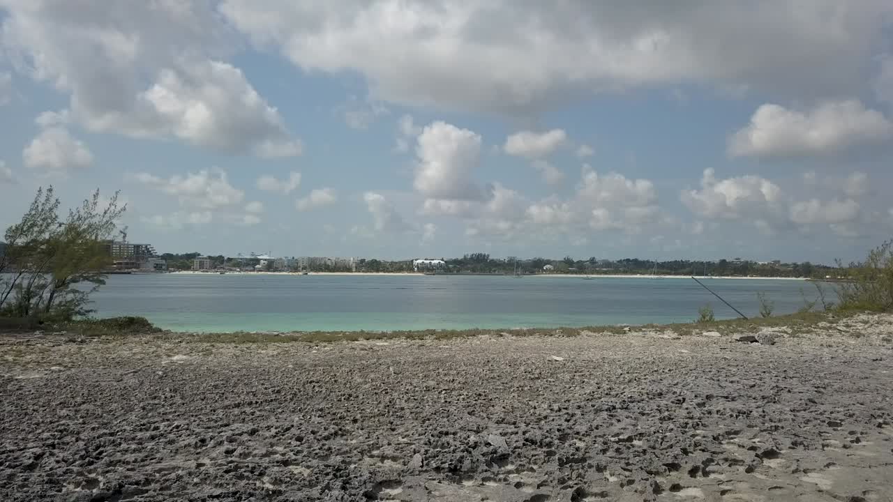 나소 섬 공중 드론 비행