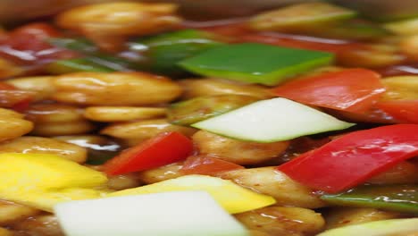 ensalada de chickpea picante con verduras