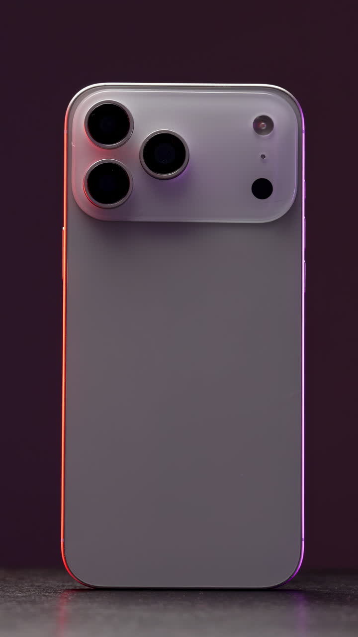 Close-up of the back of a smartphone