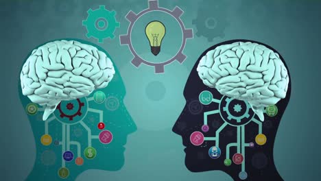 Animation-Des-Mechanismus-Eines-Gehirns