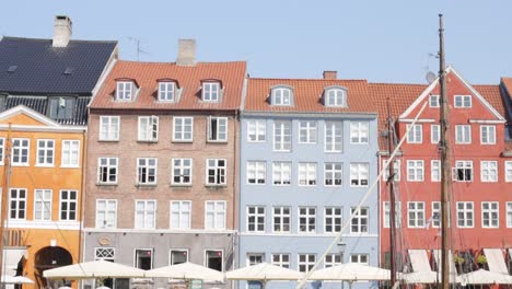 nyhavn in copenhagen denmark on a sunny day