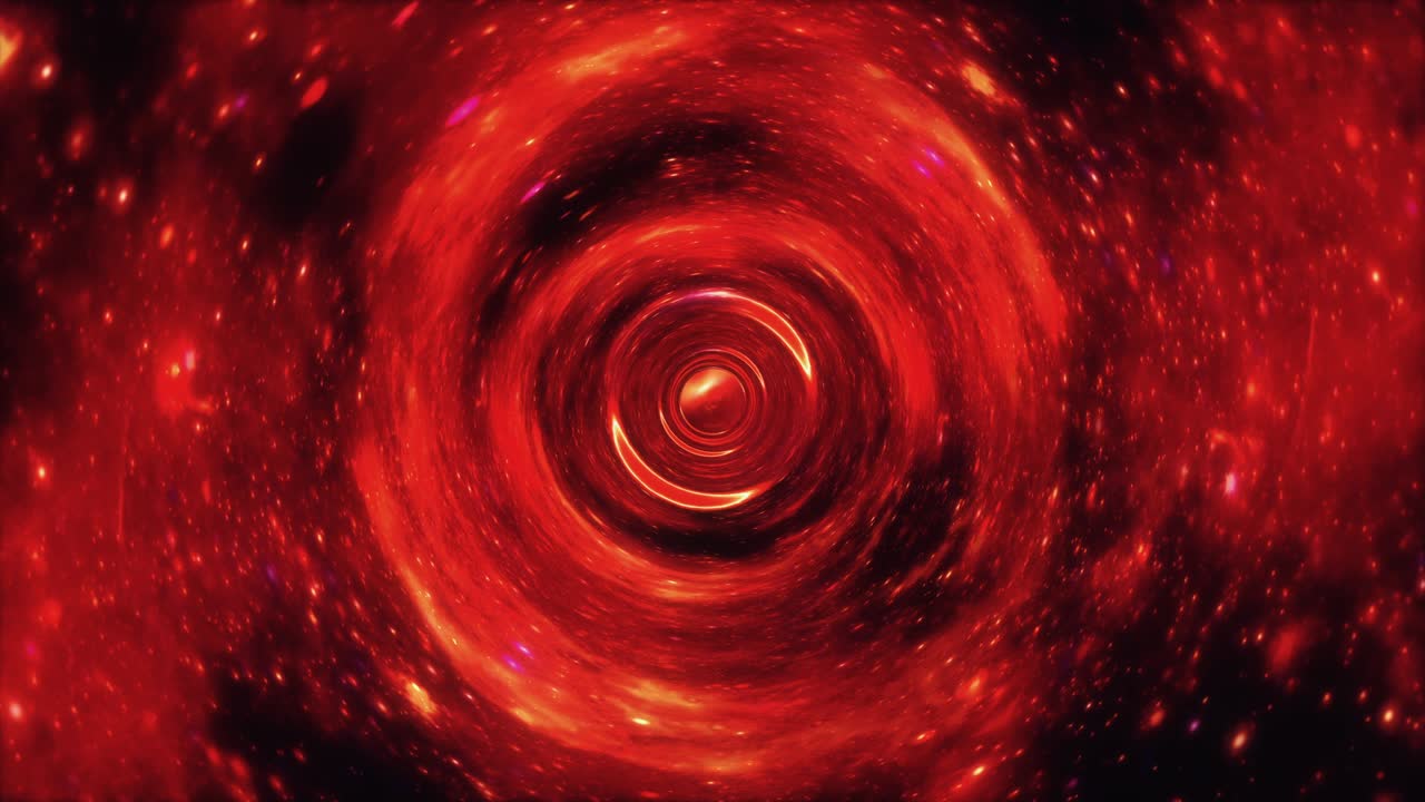 추상적인 그룬지 빨간 하이퍼스페이스 터널 애니메이션 4k 3d 루프 sf 추상적인 거친 하이퍼 스페이스 소용돌이 터널에서 여행 우주 여행 비행 거친 보라색 구 터널에서 은하계.