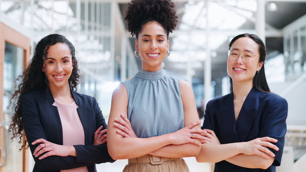 liderazgo, empoderamiento y retrato del equipo