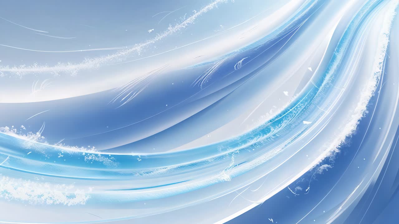 추상적인 파란 물 물결 배경