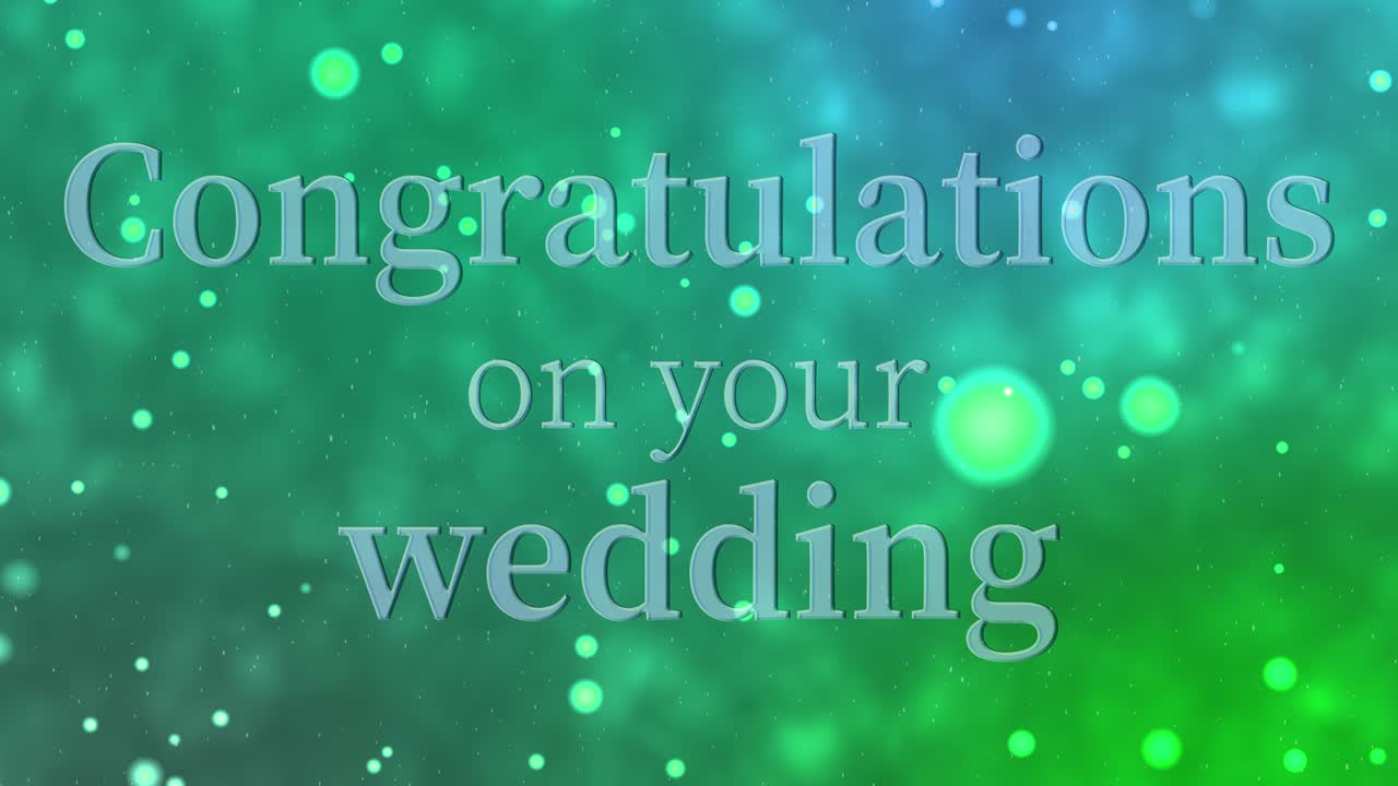 결혼 축하 메시지 문자 애니메이션 모션 그래픽