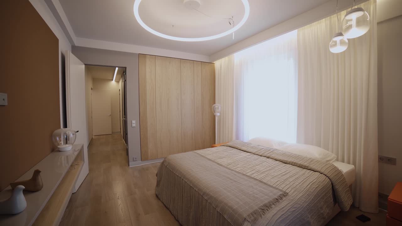 interior de dormitorio moderno