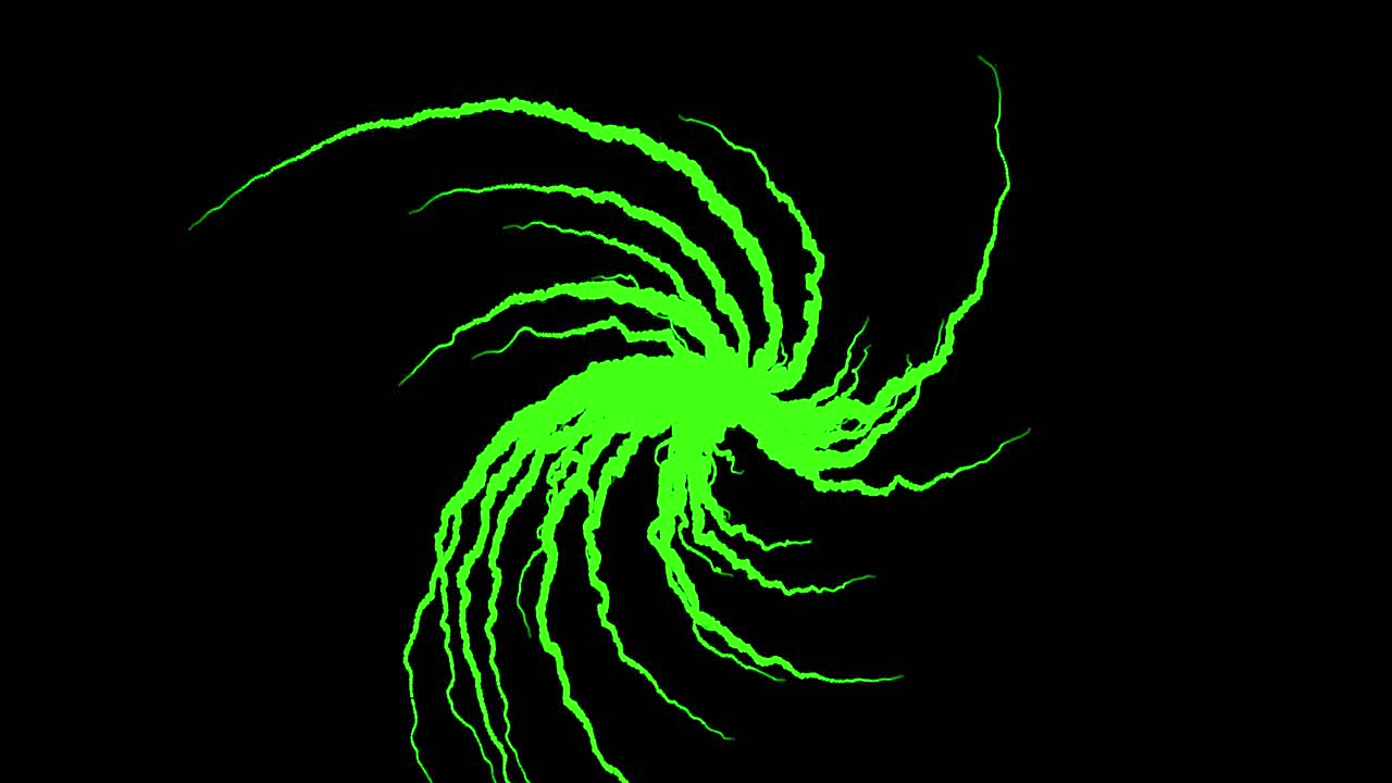 Green Spiral Pattern