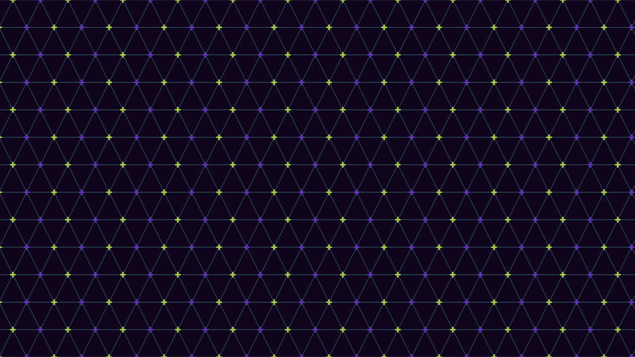 연결된 선이 있는 다채로운 십자가 패턴