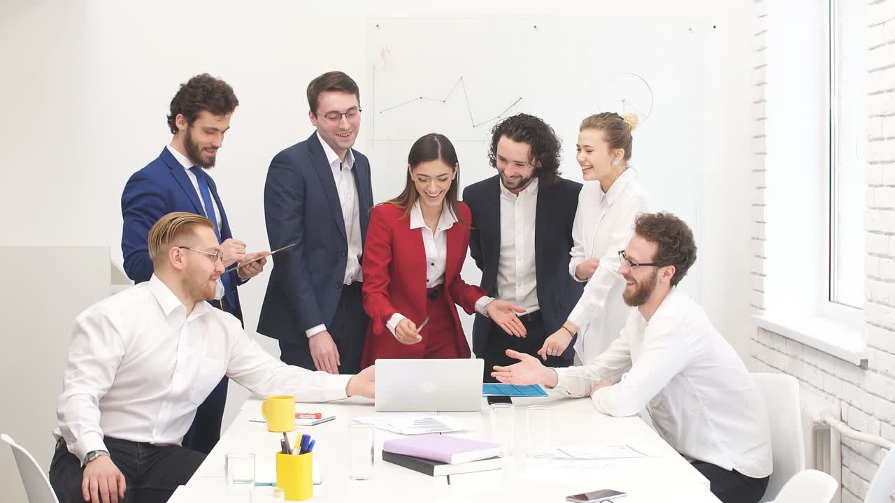 mejores trabajadores de un equipo de negocios exitoso