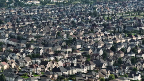 dense suburbs in montreal - canadian housing crisis