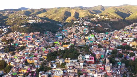 AERIAL:-Guanajuato-City,-Mexico