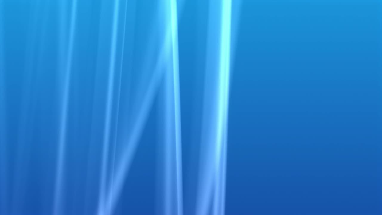 흐르는 요소의 파란색 부드러운 조명 애니메이션