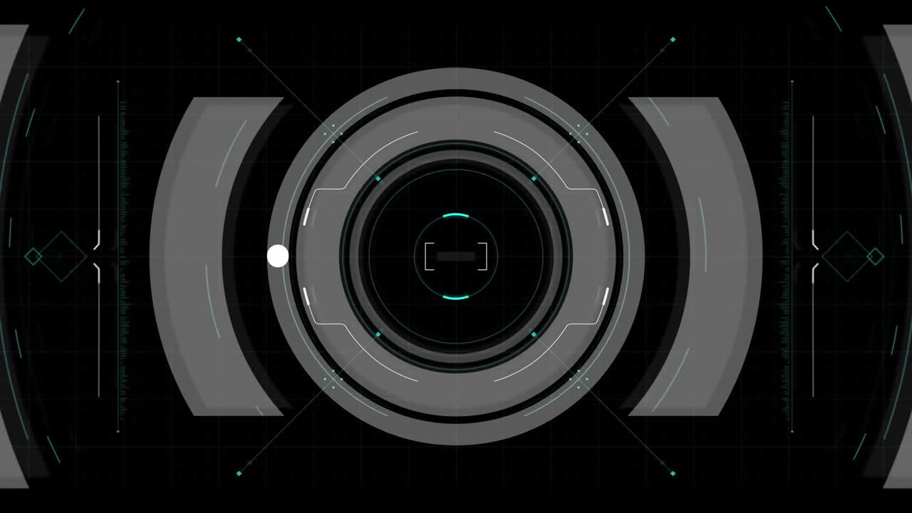 검은 바탕에 스 ⁇  스캐닝의 애니메이션