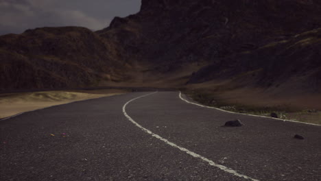 Panoramic-view-of-the-Atlantic-Ocean-and-the-road