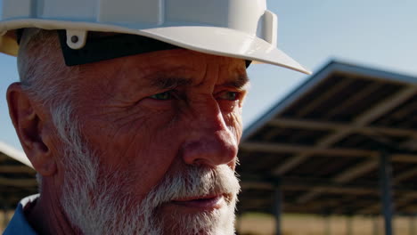 senior engineer at solar panel farm