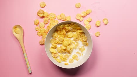 bowl of cereal with milk