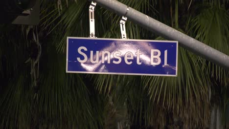 Cartel-De-La-Calle-Sunset-Boulevard---Los-Ángeles