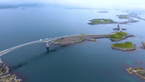 atlantic ocean road aerial photography.