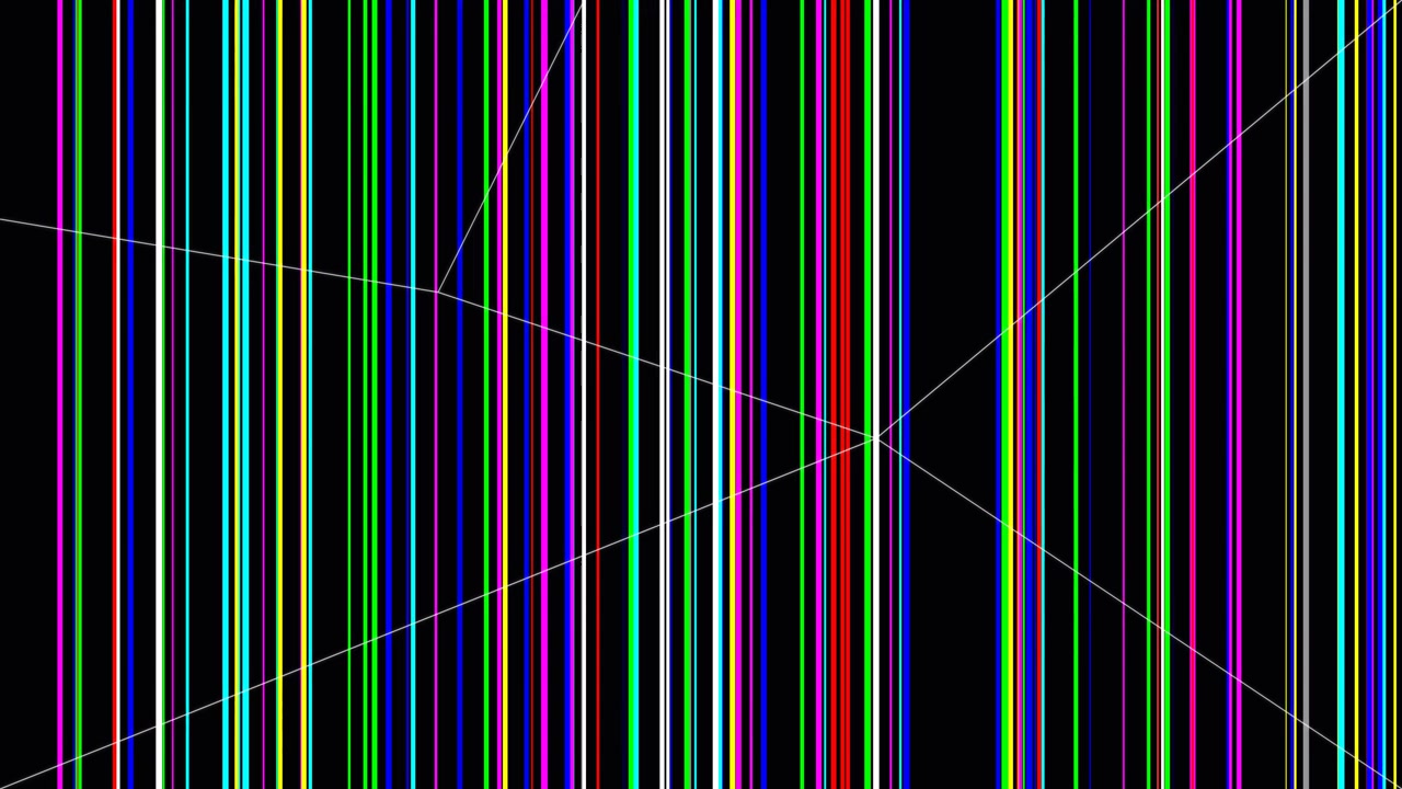 Sfondo astratto con linee verticali colorate e griglia geometrica