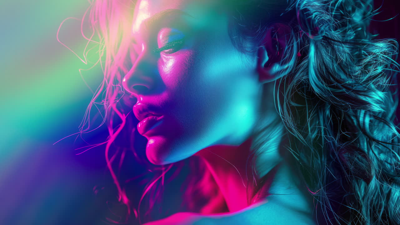 mujeres con auriculares vr generativos a.i.