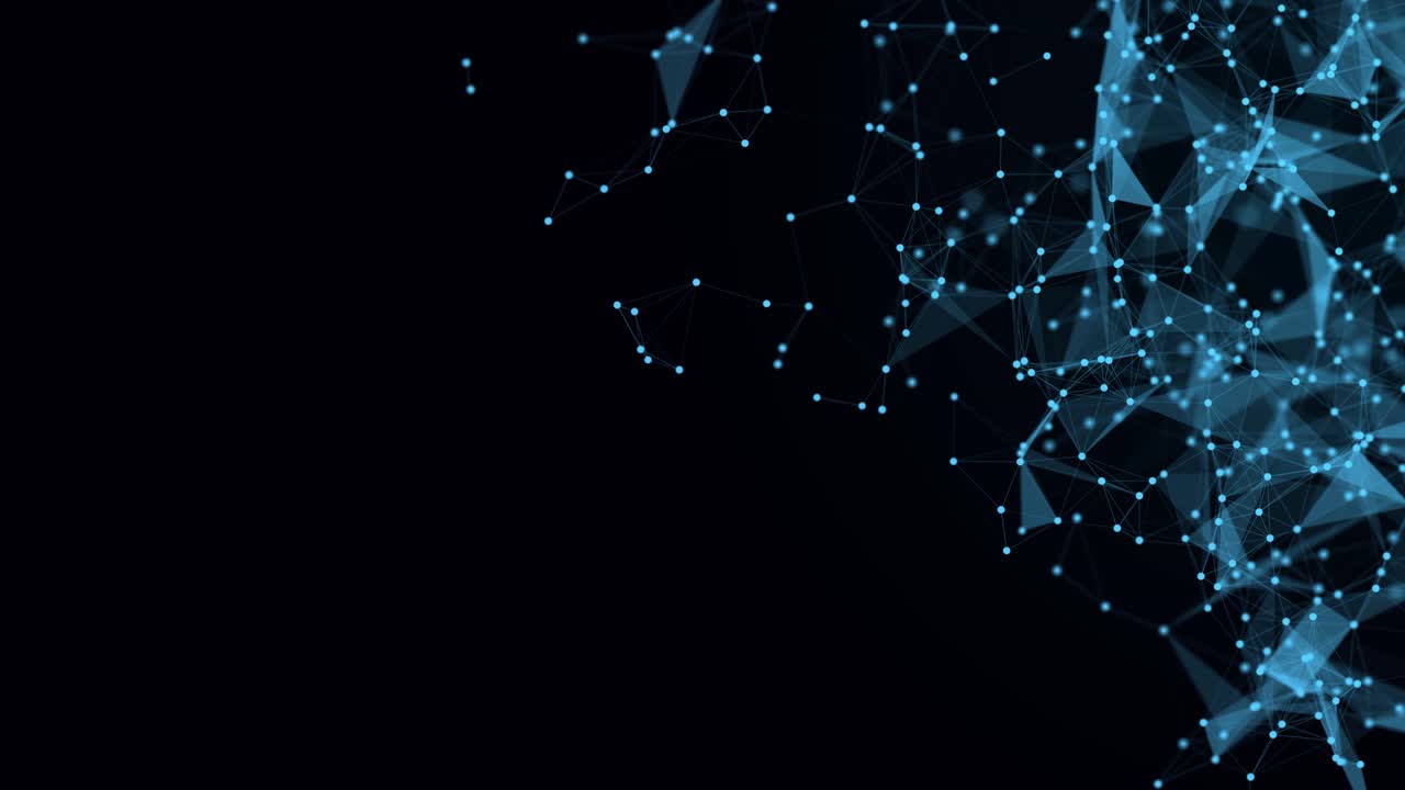 Digital teknologibakgrunn, konsept for blå bakgrunn, cyberteknologi-pleksus, abstrakt teknologi, innovasjon, fremtidsdata, internettnettverk, AI stordata, futuristisk Wi-Fi-tilkobling