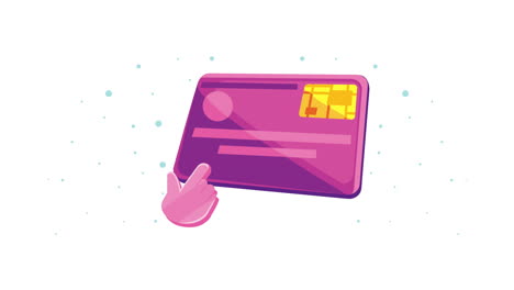banco de tarjetas de crédito con cursor