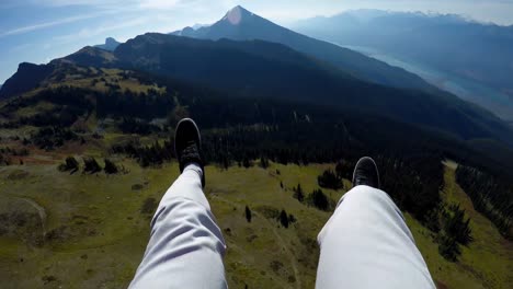 parapente parapente en el aire 4k