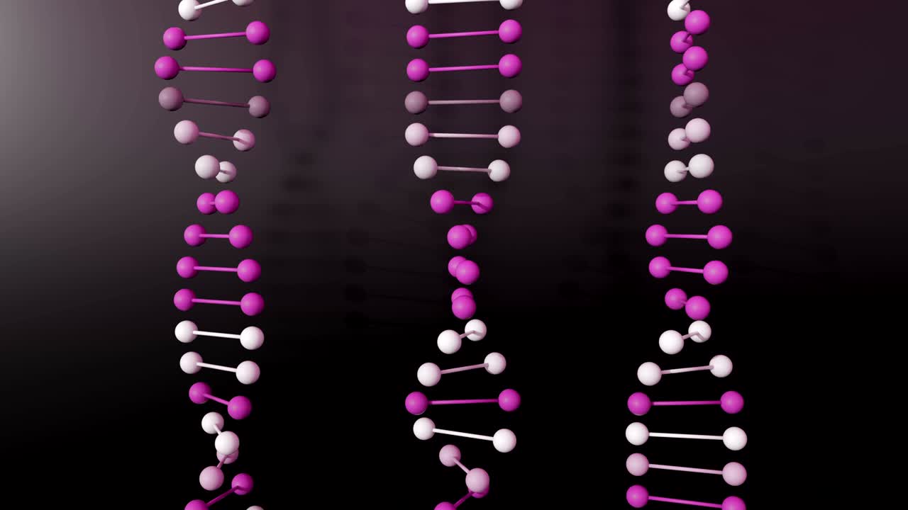 4k 추상 dna 이중 나선