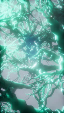red neuronal brillante: conexiones intrincadas del cerebro