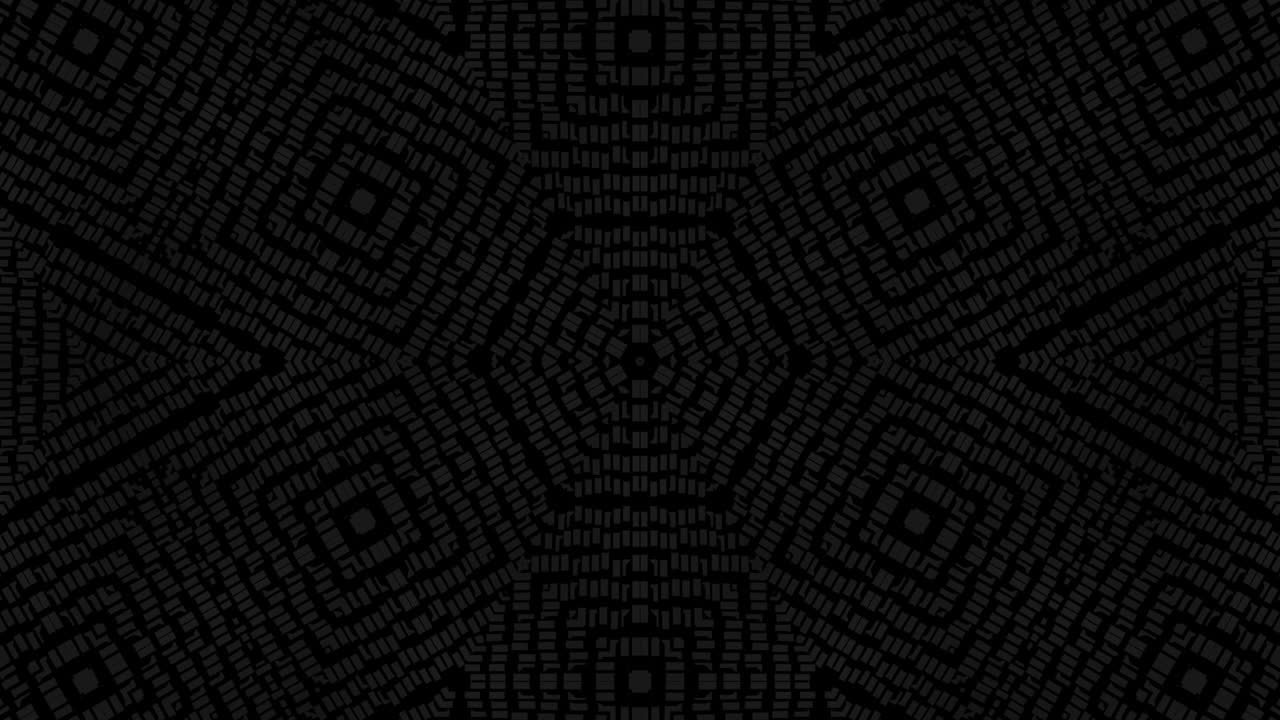 Looped abstract symmetrical background, 3d elements light up like bulbs with multicolor neon light. Bg for show or events, exhibitions, festivals or concerts, music videos, VJ loop for night clubs.