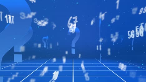 animación del procesamiento de datos financieros