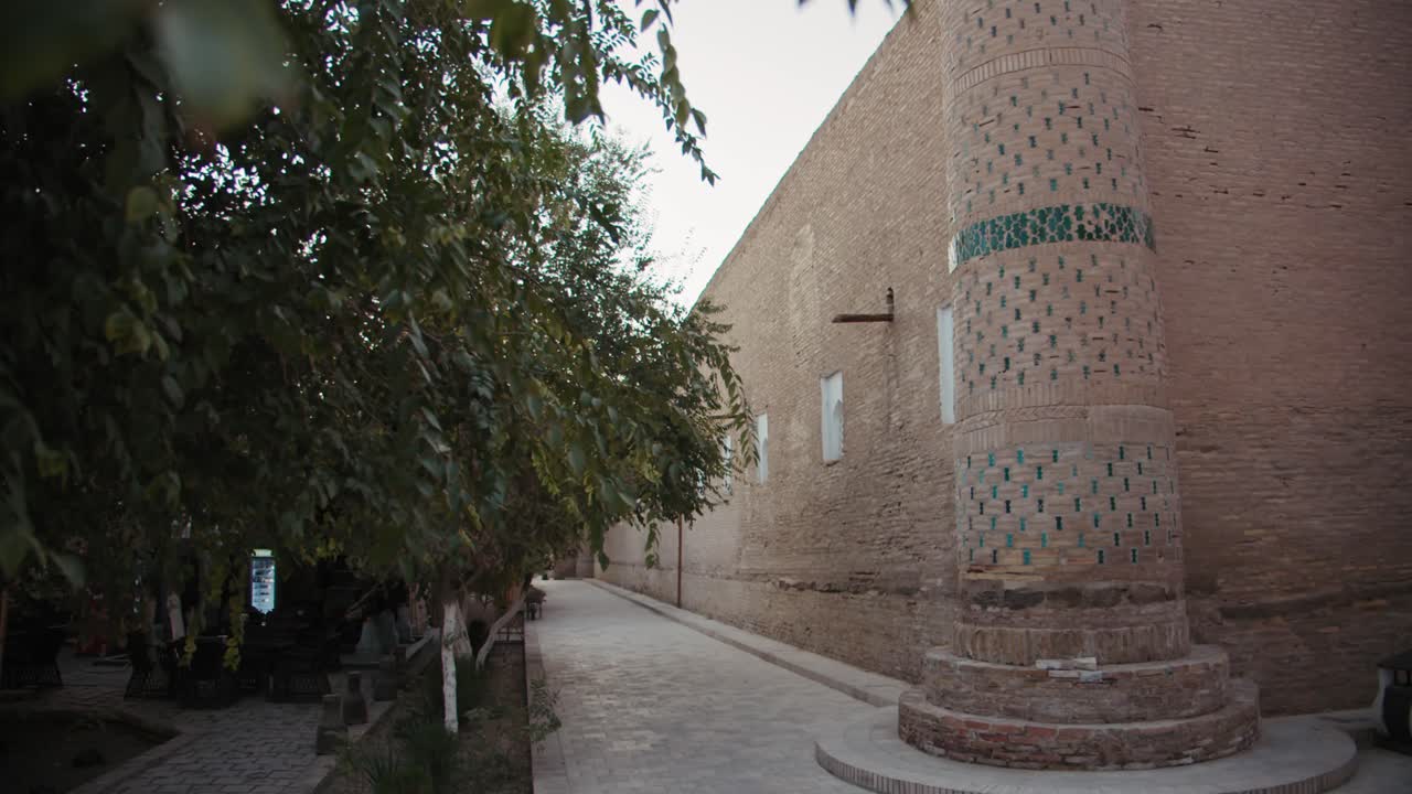 Ancient Brick Building in Uzbekistan