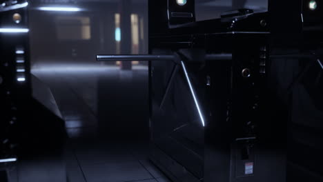 subway turnstile entrance