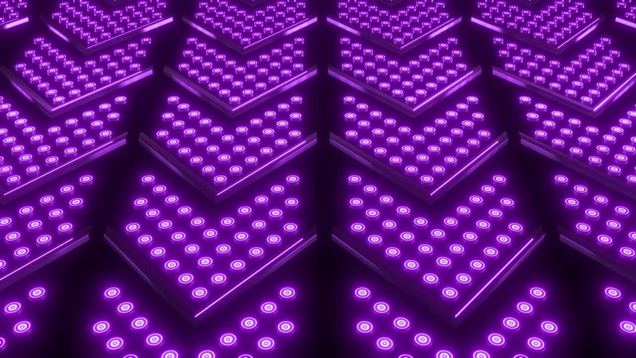 Abstract Purple Neon Geometric Pattern