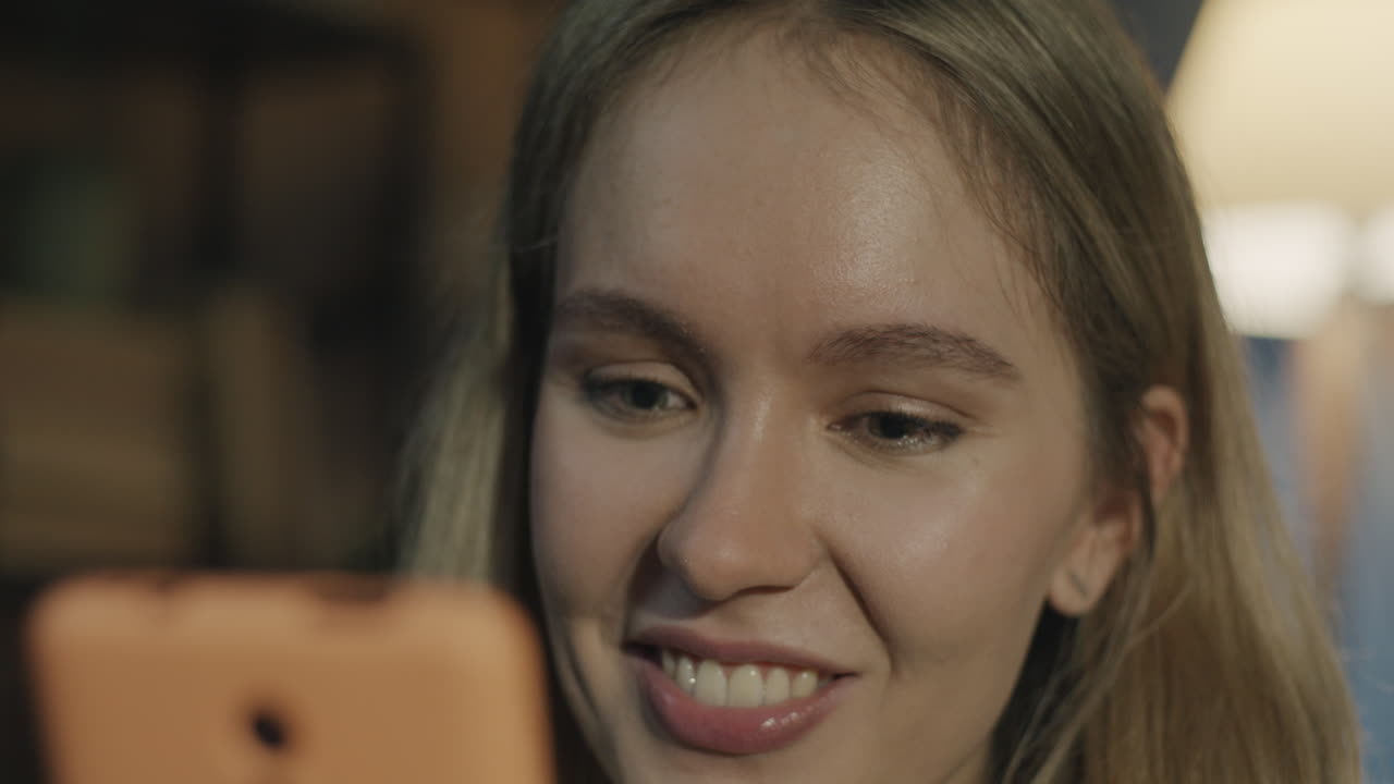 Young woman using a smartphone