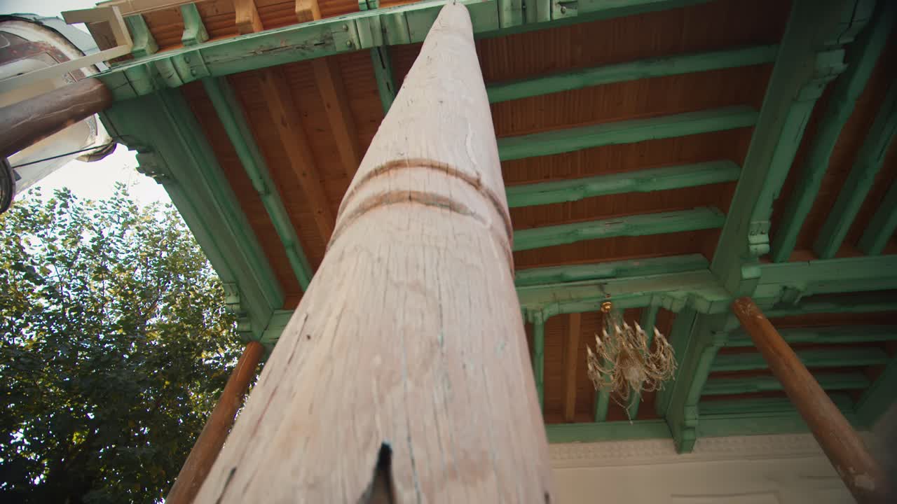 mezquita de madera de samarcanda en el casco antiguo de uzbekistán 2 de 10