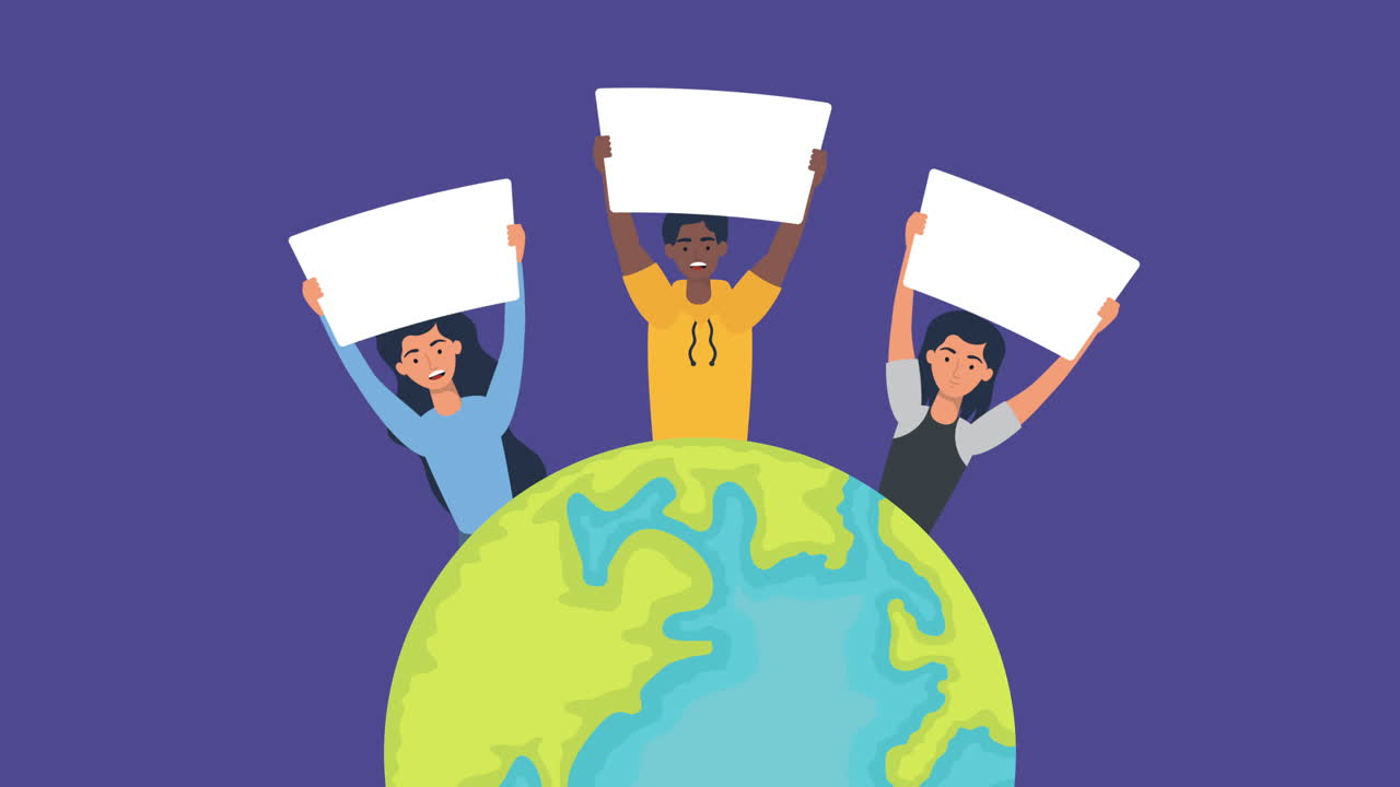 다양성: 사람과 세계 행성과의 인권 애니메이션
