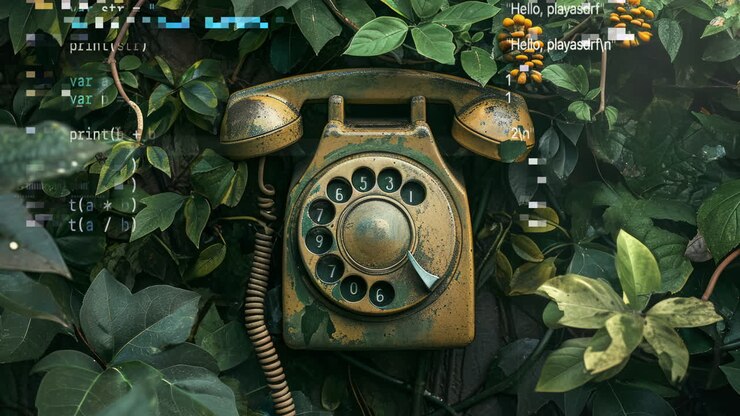 AI retro rotary telephones