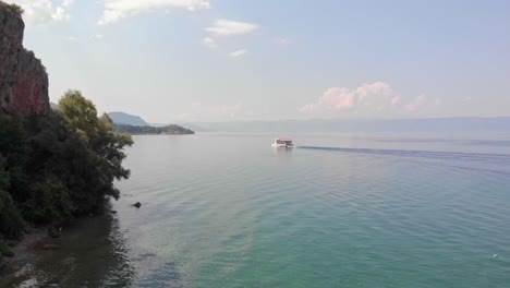 Aerial-shot-of-Macedonia-coast