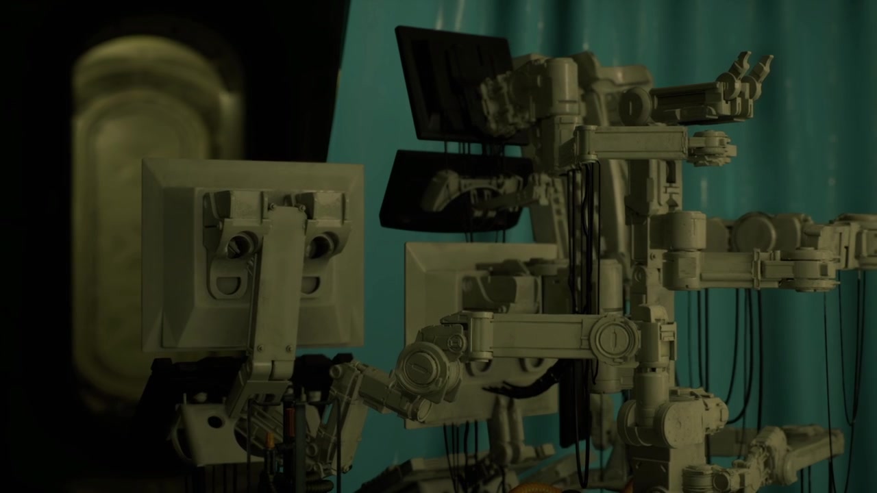 Mechanical manipulator operating within space station service area environment