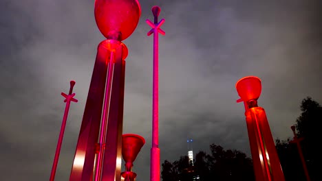 federation bells timelapse, melbourne public art music bell in melbourne city