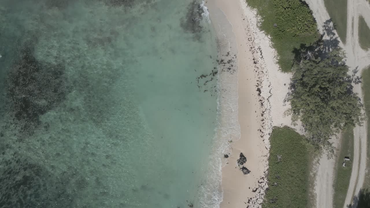 Mauritius - Palmar - top down view over the beach