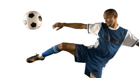 Football-player-kicking-the-ball-