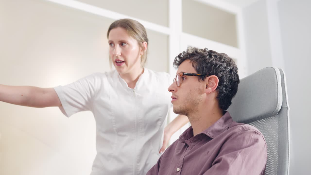 Medical Consultation with Doctor and Patient