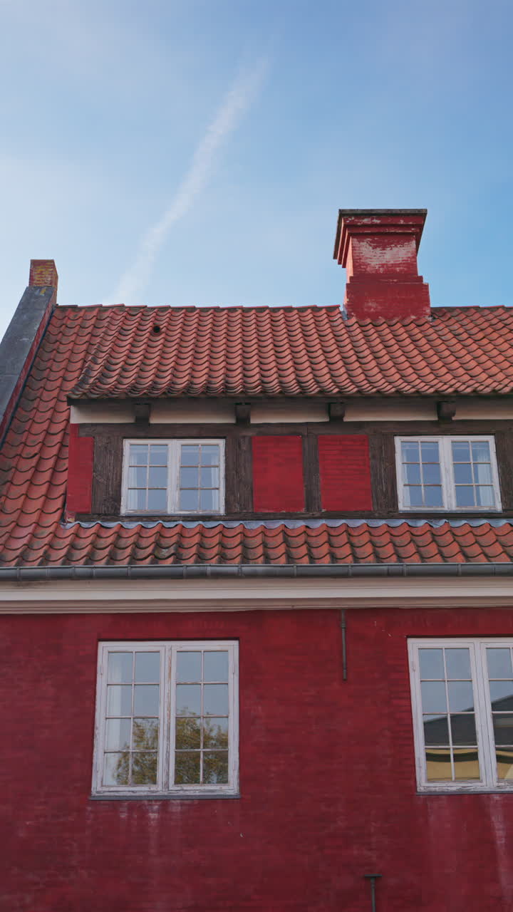 View of the Kastellet Citadel in the city centre of Copenhagen, Denmark. Vertical